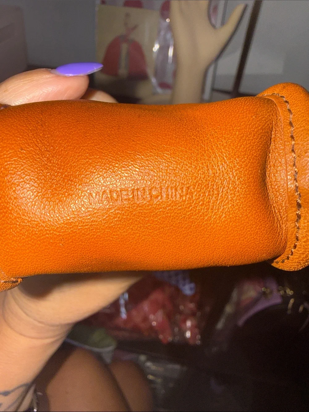 Coach Rare Vintage British Tan Turn-Lock Case
